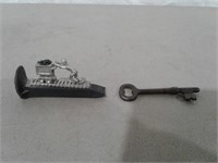 3" Railroad Spike & Skeleton Key