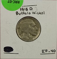 1915-D Buffalo Nickel XF