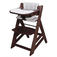 Wooden High Chair  Convertible Feeding Chair for