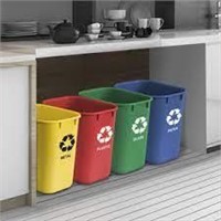 Acrimet WasteBaskets for Select Collecting, 4pcs