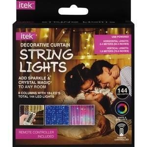 Itek Decorative Curtain String Lights