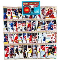 Young Superstars -1991 -40 NHL Player Cards - With