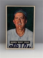 1951 Bowman 236 Warren Buddy Rosar Boston Red Sox