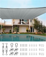 Quictent 16X16FT Square Sun Shade Sail Canopy