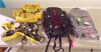 (2) BACKPACKS - ONE IS NEW, BAG W/CARRY HARNESS &.