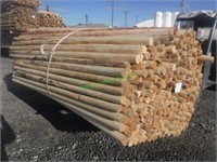 284 8' x 2.5" Peeled Posts