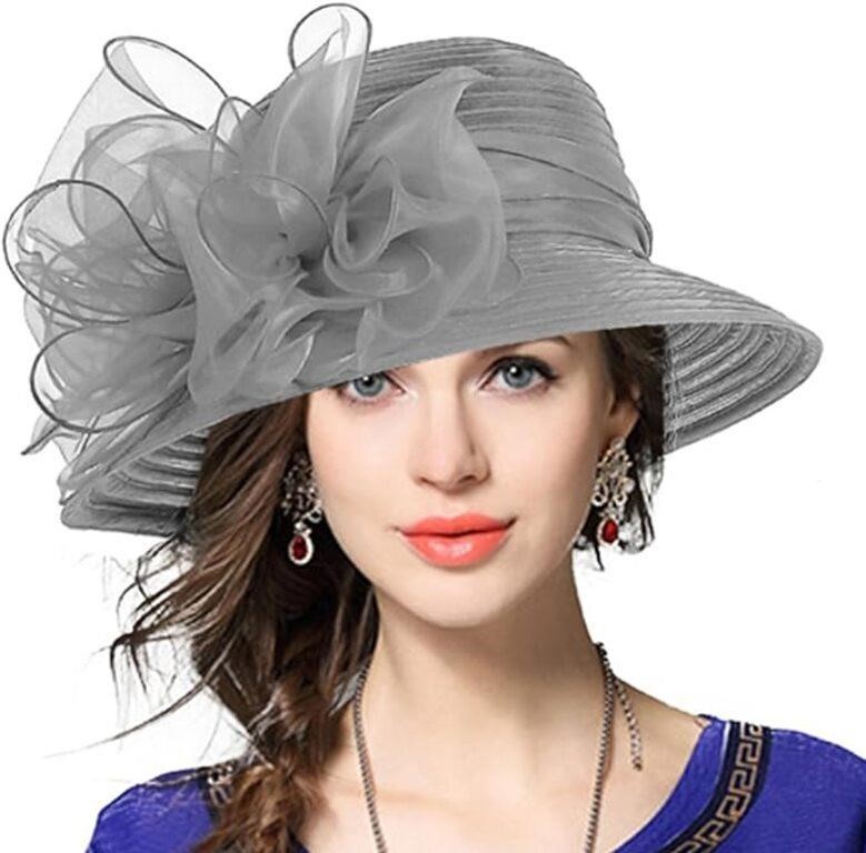 SEALED- VECRY Lady Derby Dress Church Cloche Hat B