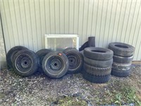 5 Tires on Rims ; 8 Off (take some or all)