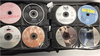 200 CD Lot With Carrying Case