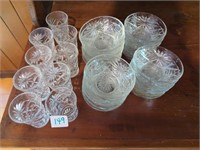 Anchor Hocking Glassware lot approx 34pcs