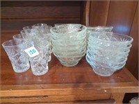 Anchor Hocking glassware approx 34 pcs