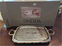 Oneida Maurier Footed Oblong Tray(engraved)