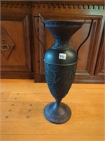 Metal vase approx 24in tall