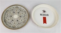 Venetian & Michelob Serving Trays