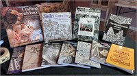 Lace and sewing books