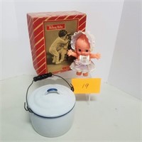 Children's Enamel Potty: Kewpie Doll
