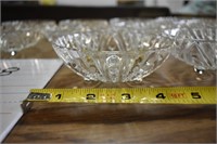 10 Footed Clear Candy Dishes