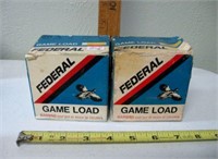 2 Boxes Federal 20 Ga 7/8oz 8 Shot