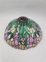 VTG STAINED GLASS LAMP SHADE