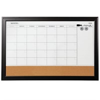 Quartet Combination Magnetic Whiteboard Calendar