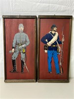 Yorkraft Inc. Civil War Soldiers Wood Wall Plaques