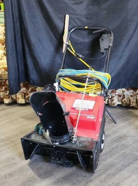 Murray Electric Snow Blower. 12 Amp 20" across.