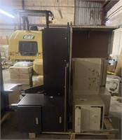 Pallet of Metal & Particle Board Desks, Largest