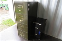 PAIR OF FILING CABINETS 51"H X 18"W