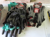 Assortment of Ironton Nitrile-Coated Gloves