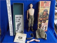 Hasbro GI Joe doll as is w/ box some accessories