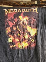 Lot of vintage rock and roll tshirts Megadeath ++