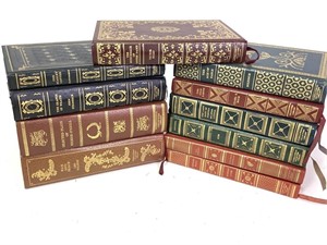 11 Classics Intl Collectors Library Leather Books
