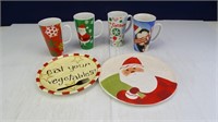 Christmas Mugs/Plates