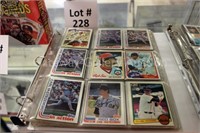 144 baseball cards: