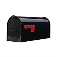 Classic Galvanized Steel Post Mount Mailbox $30