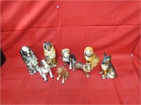 Assorted dog figures.