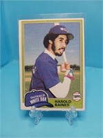 OF)   Harold Baines Rookie card