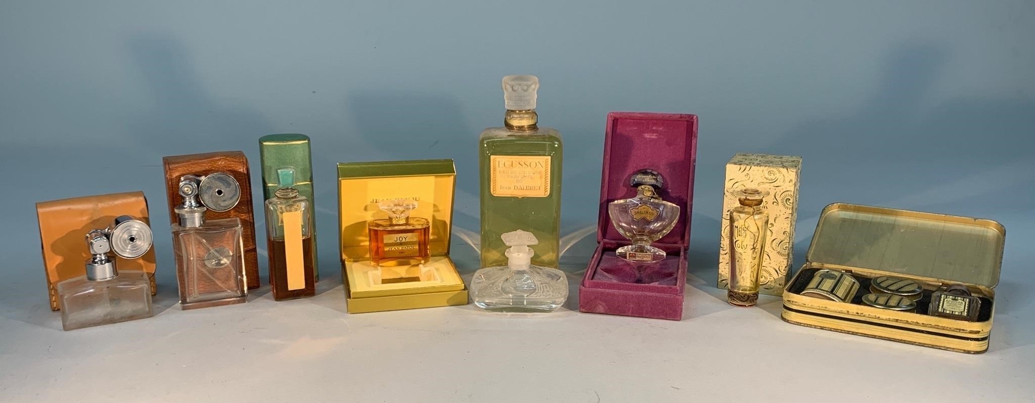 9pc Vintage Perefume Bottle Collection