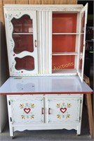 Porcelain Slide Out Top Hoosier Cabinet