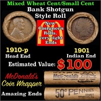 Small Cent Mixed Roll Orig Brandt McDonalds Wrappe