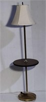 (Q) Floor Lamp with Small Table.(54'in Tall).