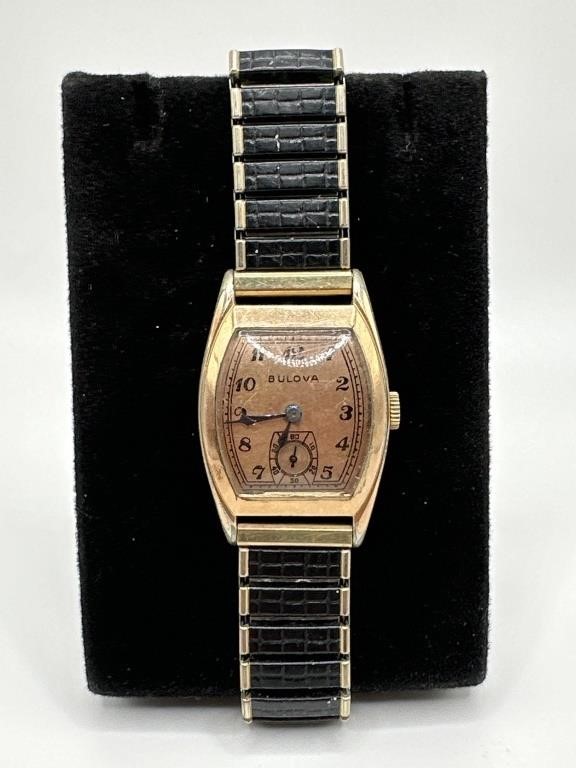 Vintage 14 karat rolled gold men's BULOVA