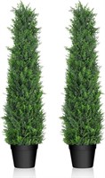 3 FT ARTIFICIAL POTTED CEDAR TREES [2 PACK]