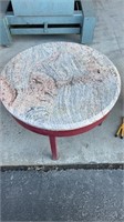 OUTDOOR GRANITE SIDE TABLE