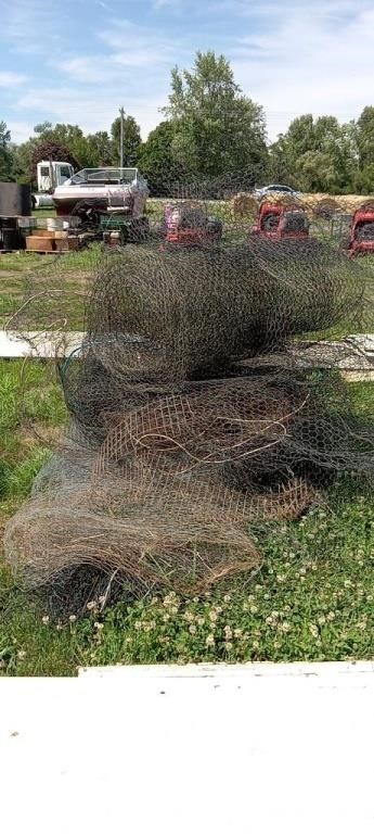 Wire for pheasant enclosure