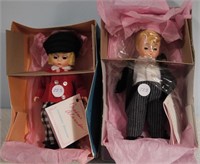 2 Madame Alexander Miniature Showcases -"Tommy