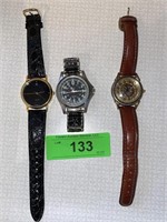 ASST. WATCHES- (1 FOSSIL)  ALL UNTESTED