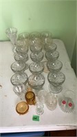 Glass Mini Barrel Mugs, Mini Salt Pepper Sea