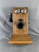 Oak Wall Phone The Northern Electric and
