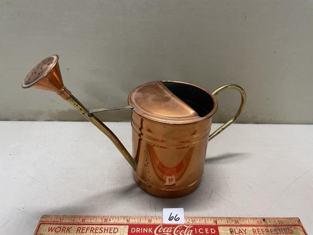 SWEET MINIATURE COPPER WATERING CAN